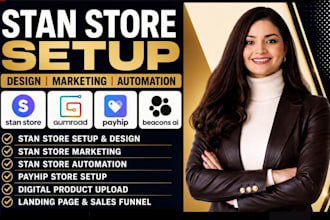 stan store setup,stan store marketing,stan store,stan store automation,payhip