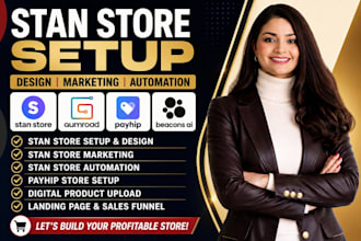 stan store setup,stan store,stan store marketing,stan store automation,payhip