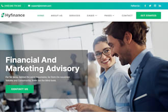 create squarespace financial advisor website wealth management fca investment