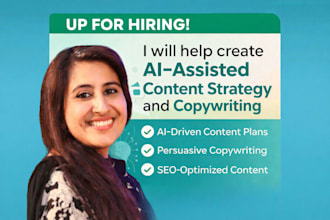help create ai assisted content strategy and copywriting