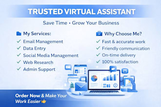 virtual assistant, data entry, inbox management, scheduling