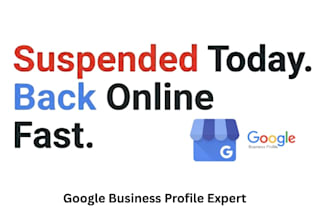 reinstate your suspended or disabled google business profile