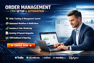 setup order management reshyne trello quickbooks monday netsuite odoo weebly CRM