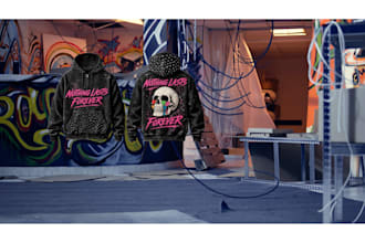design promotional graphics for your clothing brand