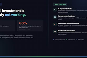 provide advisory on ai transformational readiness