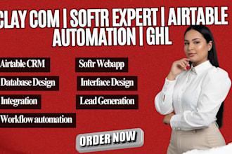 setup clay com airtable automation n8n ai airtable database crm softr expert