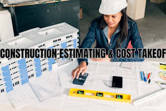 offer professional construction estimating service, tender and cost estimates