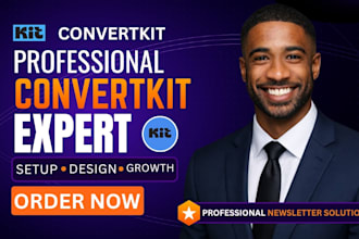 convertkit newsletter design convertkit landing page with kit email sequence