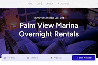 build a vacation website, rental website, vacation rental website