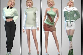 create a custom sim in the sims 4