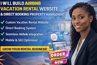 build airbnb vacation rental website with direct booking property management