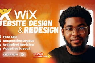 create wix website design, wix website redesign, wix studio website design