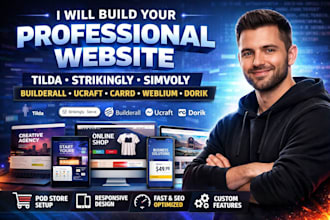 build tilda strikingly simvoly builderall ucraft carrd weblium dorik website