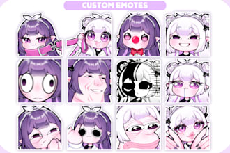 draw custom twitch emotes