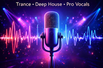 write and record edm vocals for house, trance and electronic music