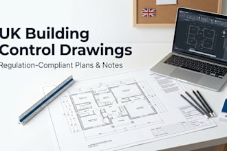 design UK compliant building control drawings with notes