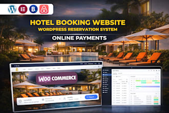 create a hotel booking wordpress website with online reservation system