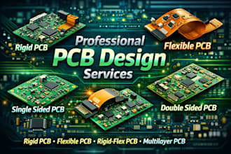 design rigid pcb, flexible pcb, rigid flex pcb, single sided, double sided pcb