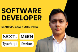 be your mern stack developer for web app development software developer