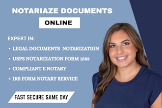 notarize usps form 1583 online available now same day