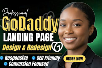 design landing page godaddy website redesign or ecommerce online website godaddy