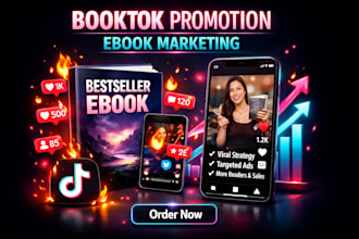 do viral booktok promotion, ebook marketing, booktok tiktok ads
