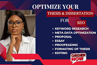 seo thesis  proofread, edit and format your thesis dissertation, proposal, essay