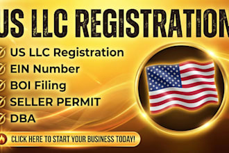 do US llc registration, ein, boi filing, seller permit, dba, US llc dissolution