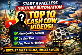 create youtube automation channel and cashcow videos