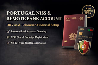 open your portugal bank account remotely and get your niss