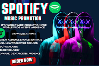 do spotify album promotion, spotify music track promotion
