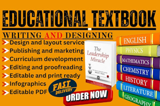 design professional educational textbook, workbooks, lead magnet, kdp book cover