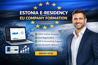 register estonia eresidency, eu company formation and accounting service