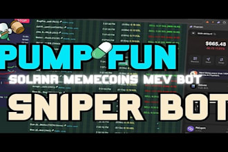 build arbitrage bot, mev, sniper, pump fun, sandwich, volume on solana, eth, bsc