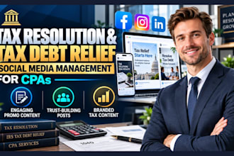 create tax relief marketing videos and social media content for your firm cpa