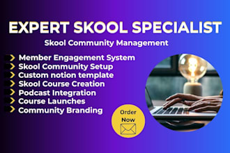 setup skool community template skool online course skool mighty network