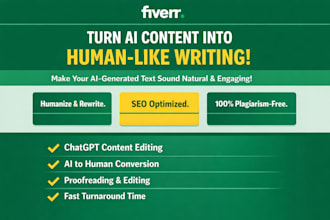 remove ai content and humanize professionally