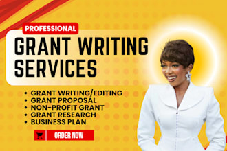 proofread, edit, format small business grant writing, grant proposal writer