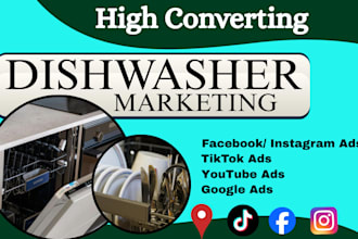 800 exclusive dishwasher leads, dish installation dishwasher repair google ads