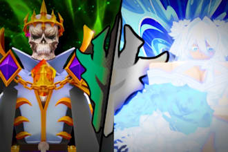 create roblox anime icons and thumbnails