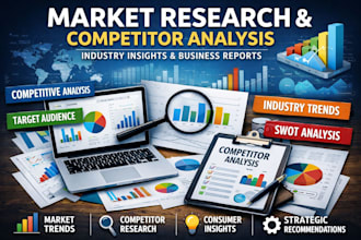 market research competitor analysis industry insights and business report