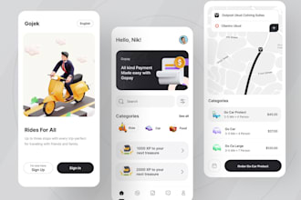develop a logistics and food ordering app for brazil, united states, and more