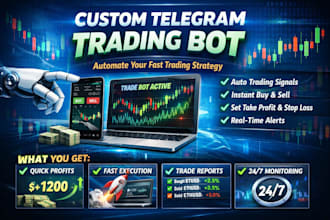 develop custom automation telegram bot for forex trading channel forex promotion