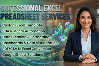 be your excel vba, excel assignments, macro and microsoft office expert