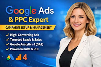 setup and manage google ads adwords PPC campaigns