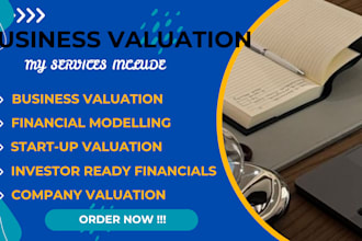 create investor ready business valuation and financial model for startups