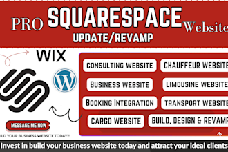 design chauffeur limousine taxi and cargo website for your business