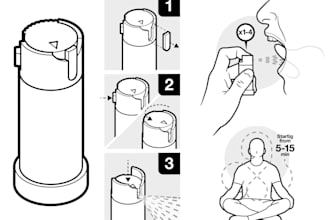 do step by step instruction manual design and line art illustration