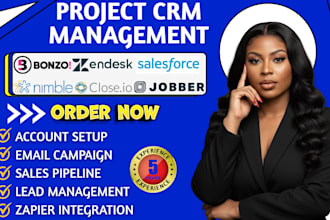 setup zendesk bonzo automation salesforce nimble crm close io kvcore jobber crm