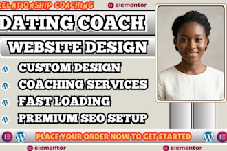 dating coach website, relationship coaching website, life coach website